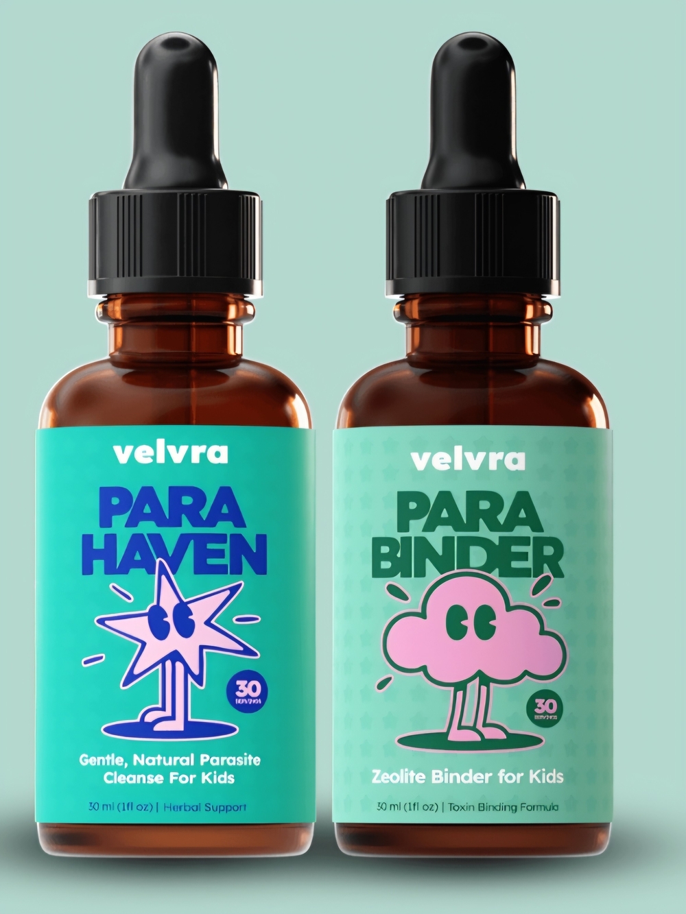 🧋●velvra PARA HAVEN & PARA BINDER Kids Liquid Supplements